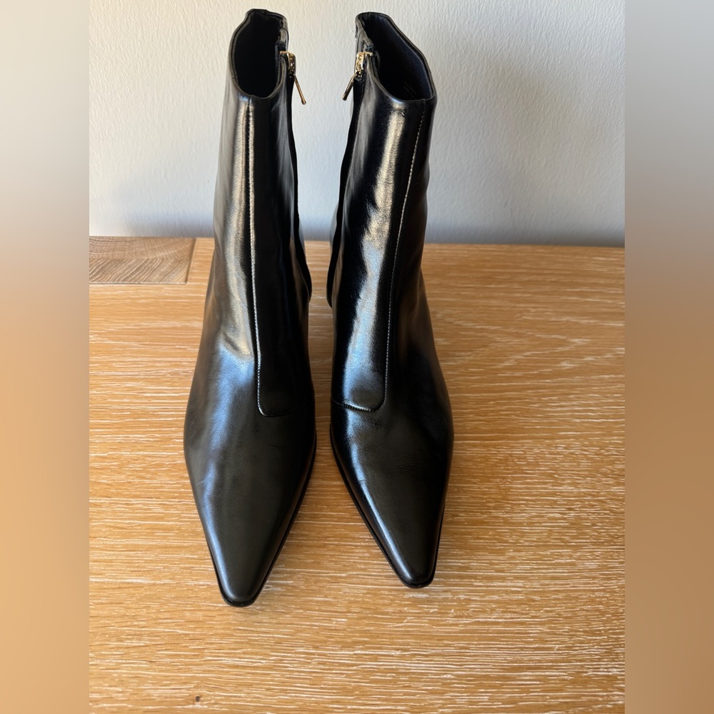 NWT! MADEWELL Women’s The Emilie Ankle Boot, True Black Leather, Size 9 - Picture 7 of 16